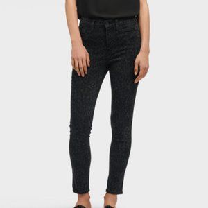 NWT DKNY High-Rise Leopard Skinny Ankle Jeans 31/12